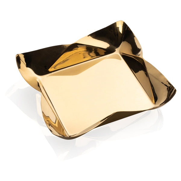 Metal Contour Napkin Holder — Shabbos Tabletop Serveware | Judaica Square Lakewood