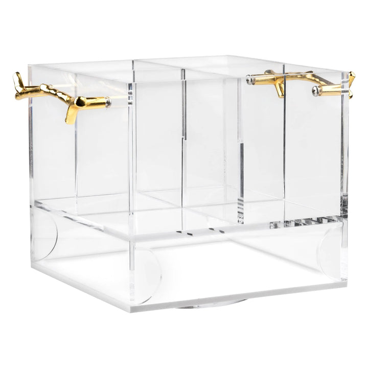 MetaLucite Twig Swivel Silverware Caddy — Caddy