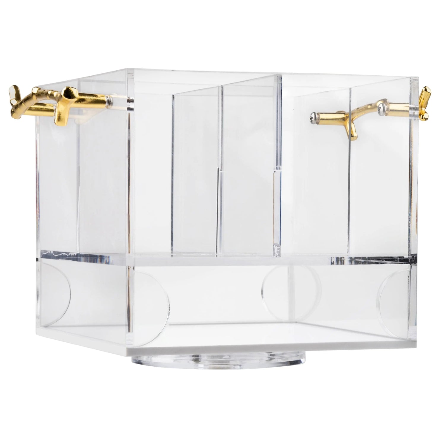 MetaLucite Twig Swivel Silverware Caddy | Judaica Square Lakewood