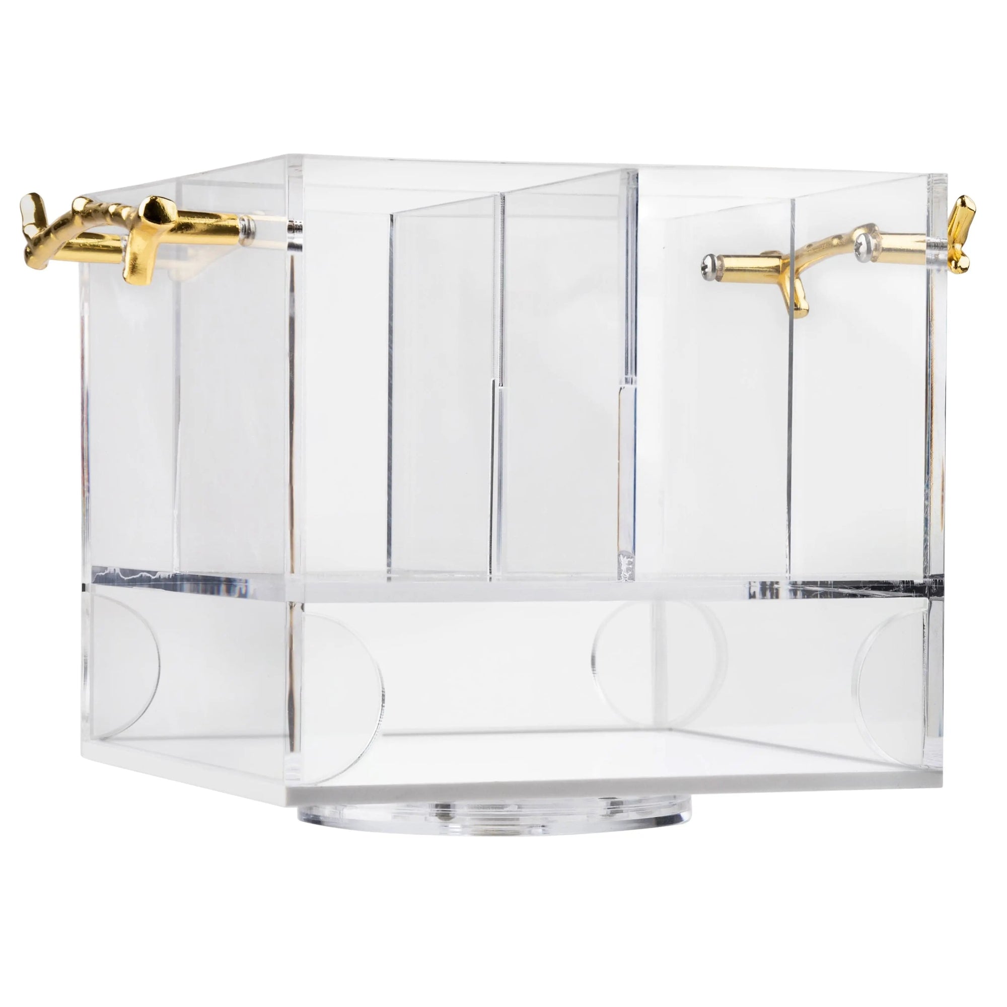 MetaLucite Twig Swivel Silverware Caddy | Judaica Square Lakewood