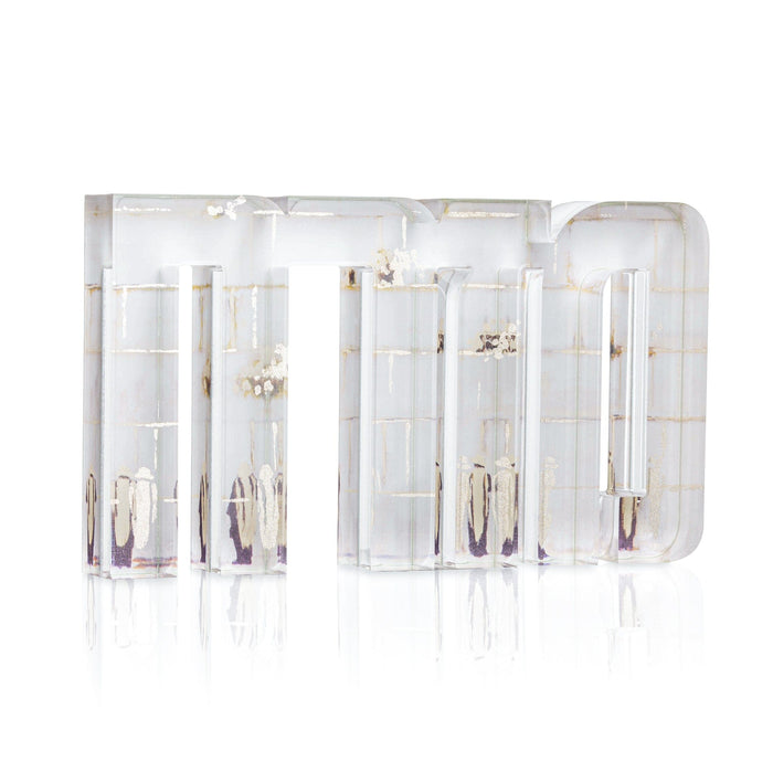 Mizrach Sculpture - Painted by Judy — lucite | Judaica Square Lakewood