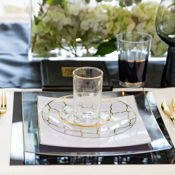 Modern Glass Cups & Saucers | Judaica Square Lakewood