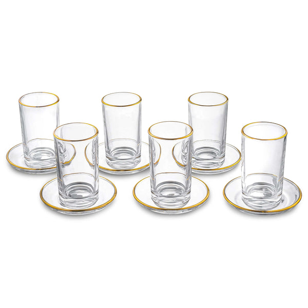 Modern Glass Cups & Saucers | Judaica Square Lakewood