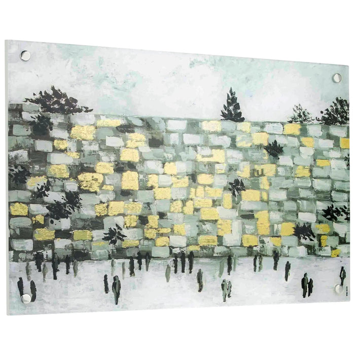 Modern Kosel Painting — lucite Wall Art | Judaica Square Lakewood