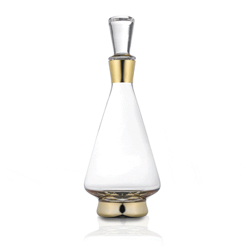 Modern Wine Decanter — glass Judaica