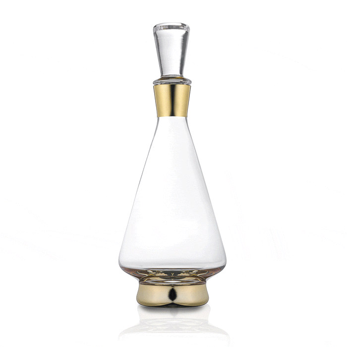 Modern Wine Decanter — glass Judaica | Judaica Square Lakewood