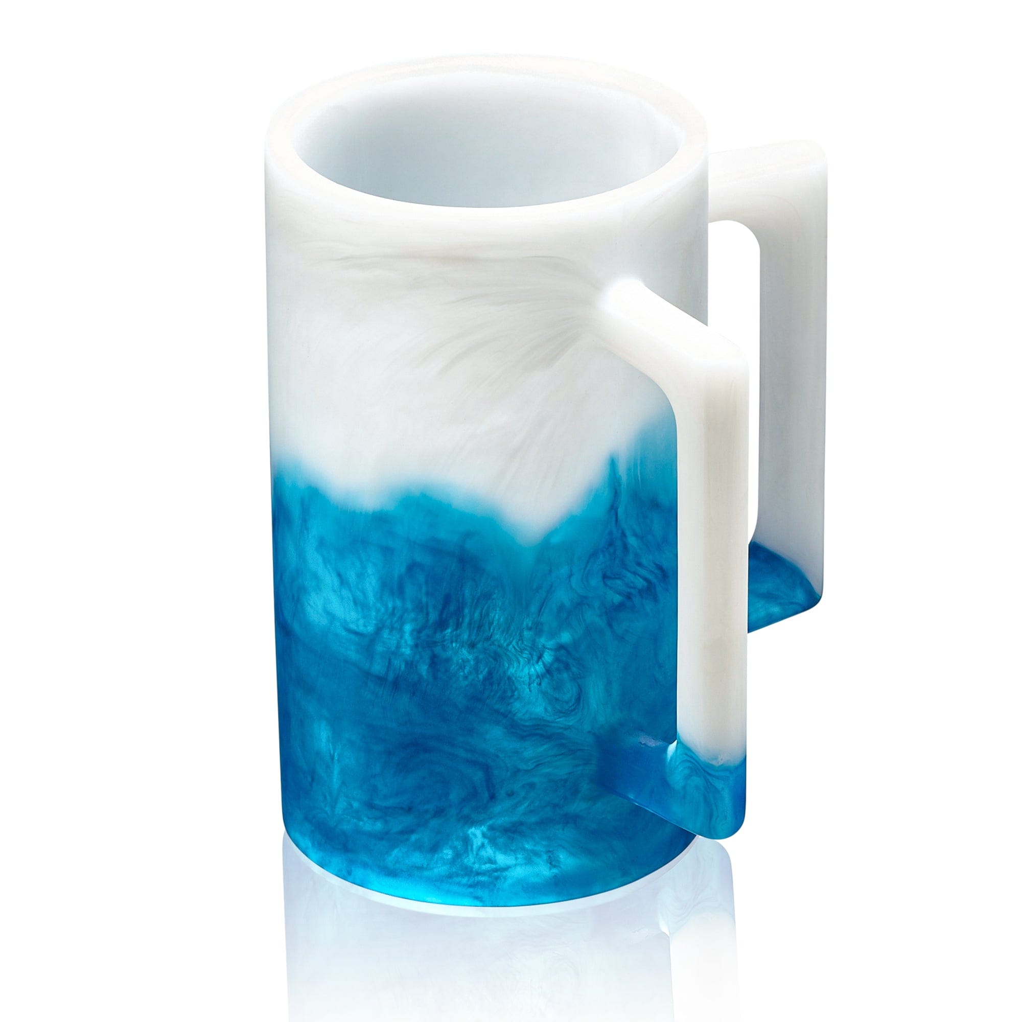 Ombre Resin Washing Cup — styled in-room | Judaica Square Lakewood
