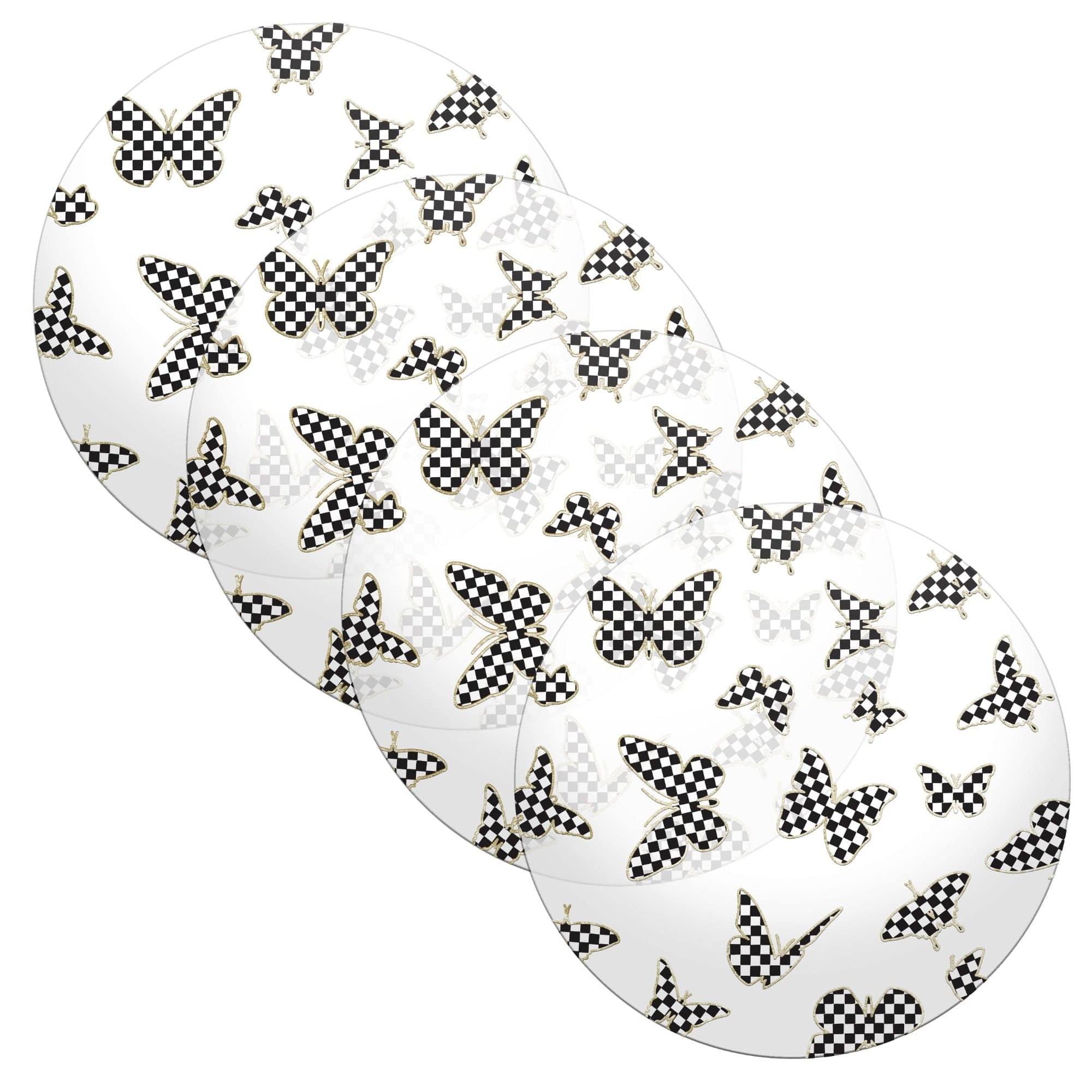Onyx Butterfly Chargers — hero shot | Judaica Square Lakewood