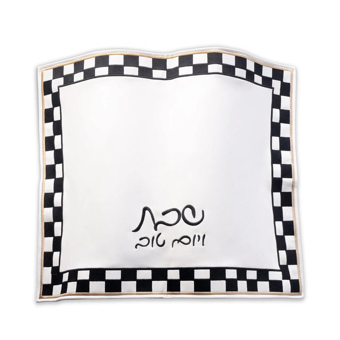 Onyx Challah Cover — leather | Judaica Square Lakewood
