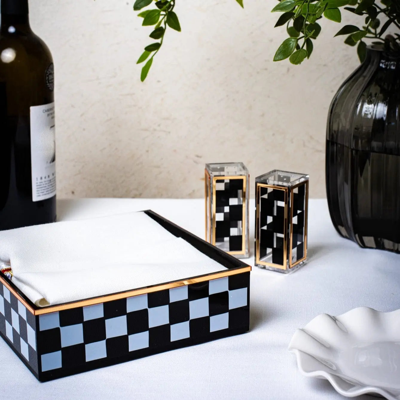 Onyx Napkin Holder | Judaica Square Lakewood