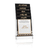 Onyx Shabbos Card Set — lucite | Judaica Square Lakewood