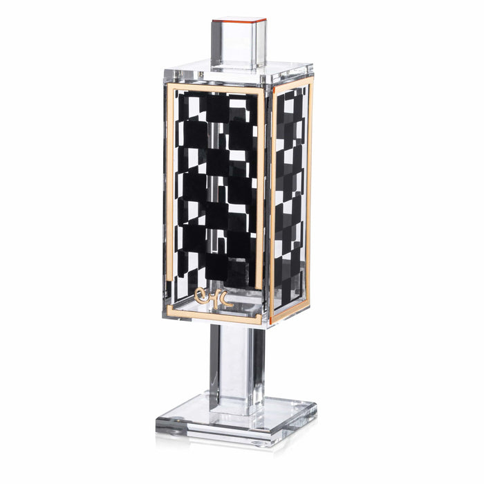Onyx Square Match Holder — lucite | Judaica Square Lakewood