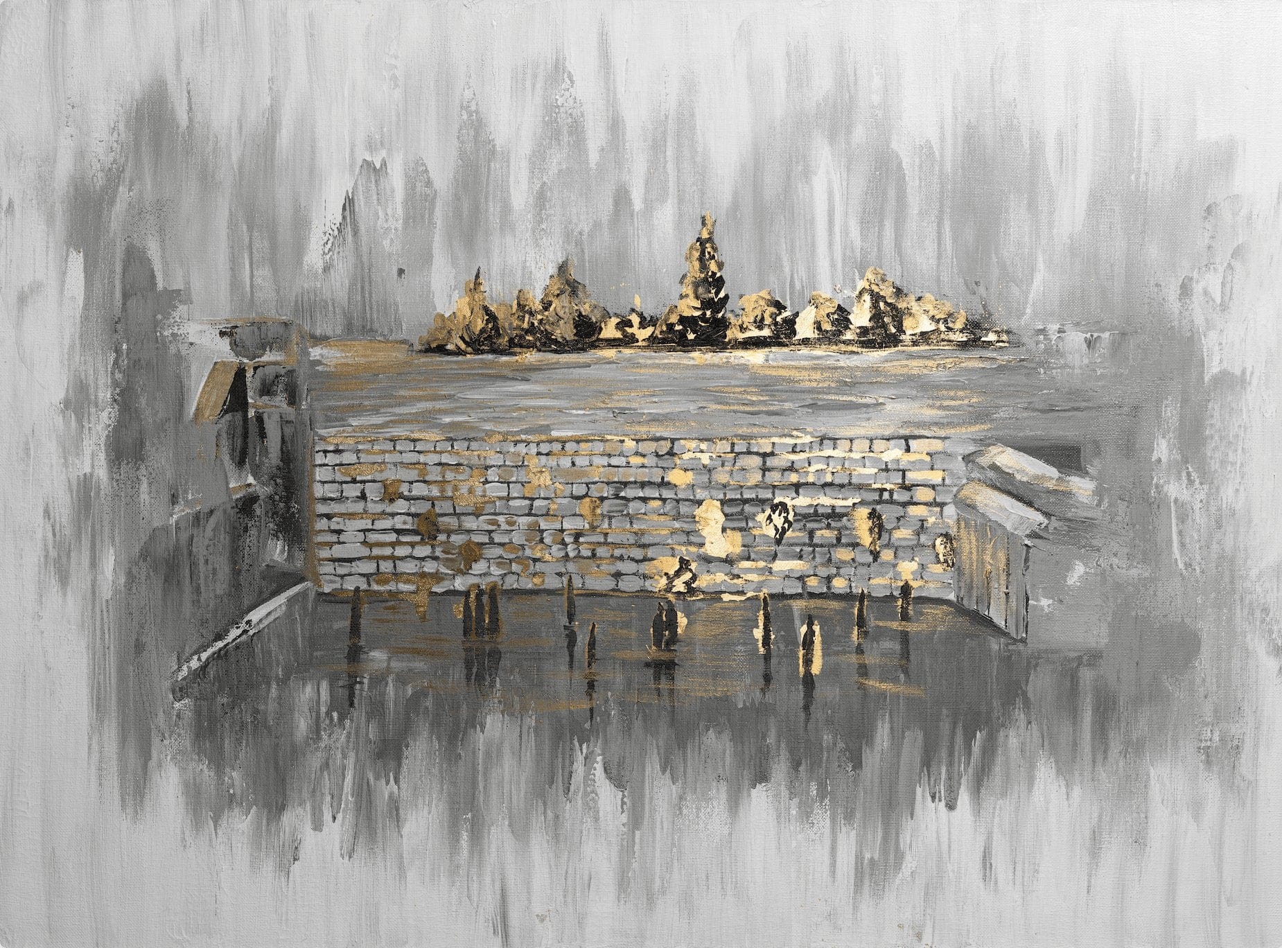 Exquisite Hand-Painted Waterdale Collection Art: Timeless Beauty for Your Home