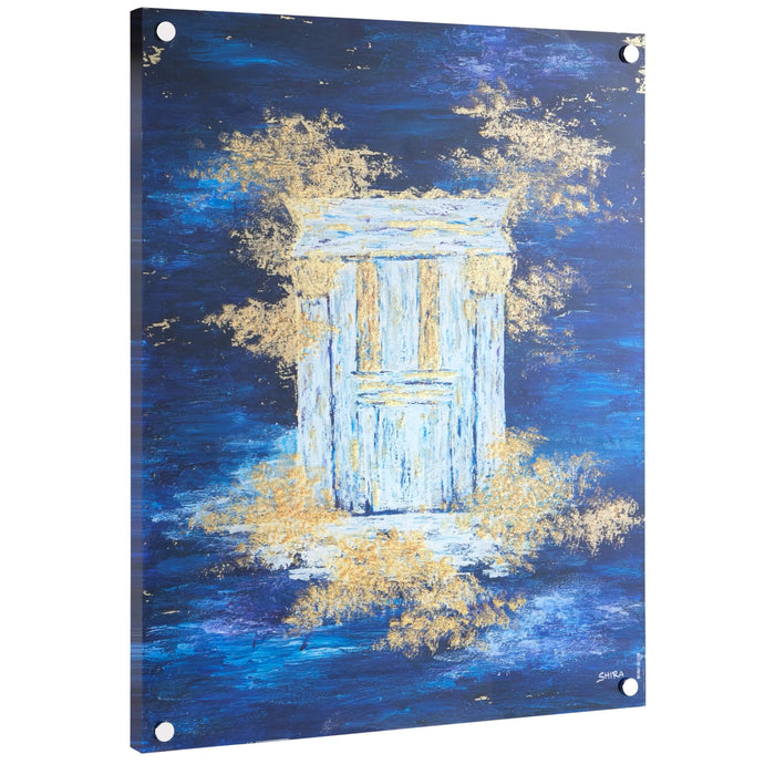 Painted Bais Hamikdash by Shira Licht — lucite Wall Art | Judaica Square Lakewood