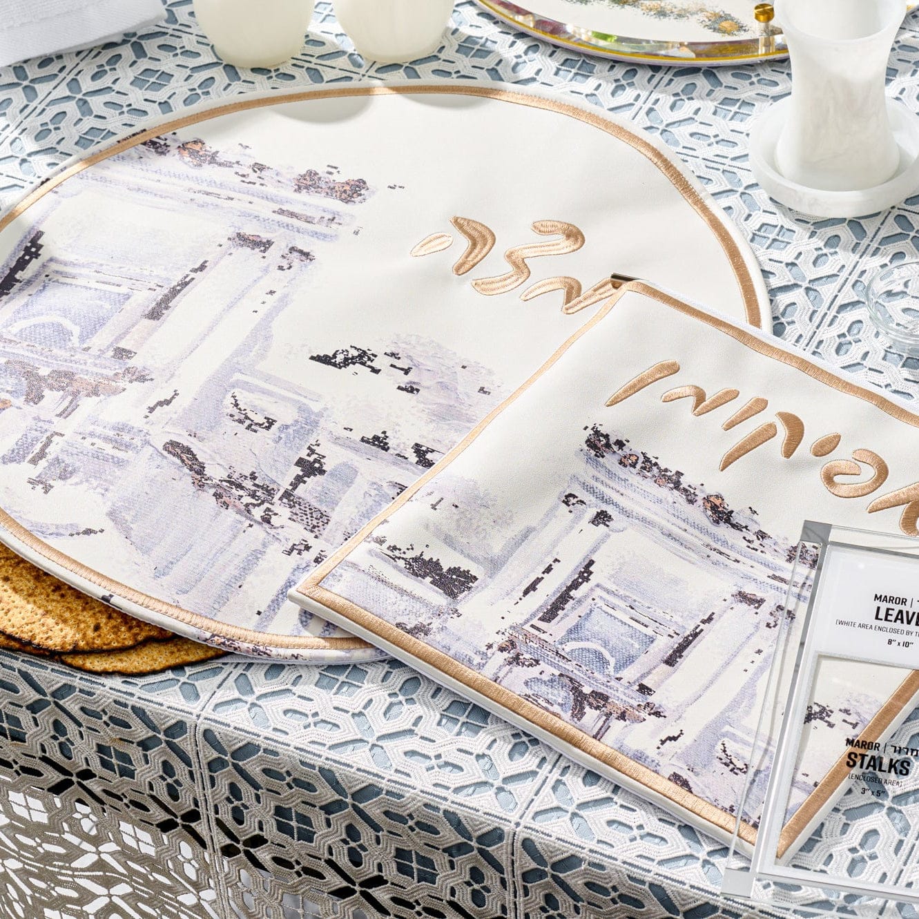 Painted Bais Hamikdash Pesach Set | Judaica Square Lakewood