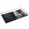 Painted Basic Havdalah Plate — lucite Tray | Judaica Square Lakewood