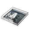 Painted Black Havdalah Plate — lucite | Judaica Square Lakewood