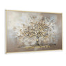 Painted by Batya Abstract Family Tree — pink and gold abstract tree printed on floating lucite wall art | Judaica Square Lakewood