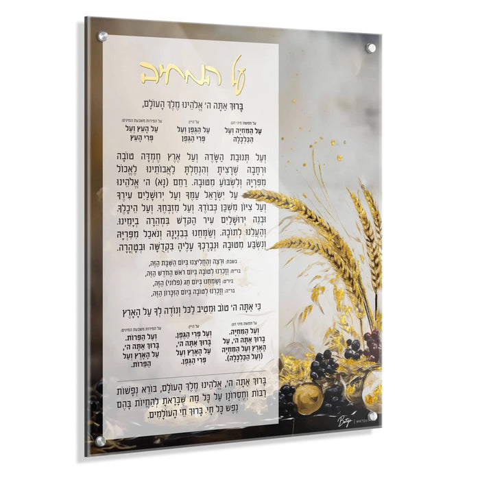 Painted by Batya Al Hamichya — lucite Wall Art | Judaica Square Lakewood