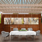 Painted by Batya Sukkah Decorations