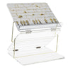 Painted by Judy Foldable Shtender — lucite | Judaica Square Lakewood