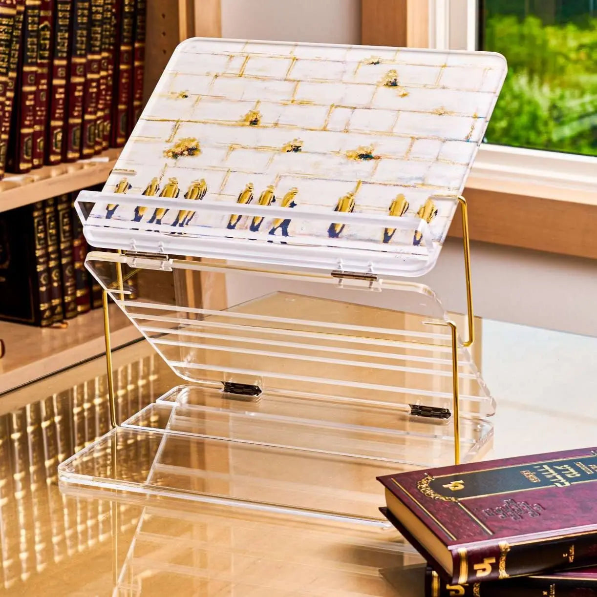 Painted by Judy Foldable Shtender | Judaica Square Lakewood