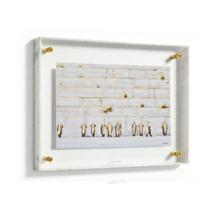 Painted by Judy Frame Kosel — lucite Wall Art | Judaica Square Lakewood