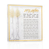 Painted by Judy Hadlokas Neiros Block — lucite Candle Lighting | Judaica Square Lakewood