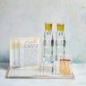 Painted by Judy Hadlokas Neiros Set — lucite Candle Lighting | Judaica Square Lakewood