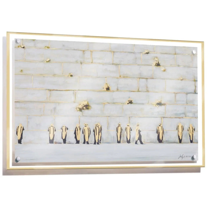 Painted by Judy Kosel — lucite Wall Art | Judaica Square Lakewood