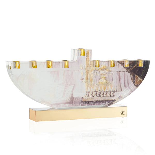 Painted by Judy Menorah | Judaica Square Lakewood