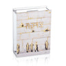 Painted by Judy Sculpture Kosel Tzedakah Box — lucite | Judaica Square Lakewood
