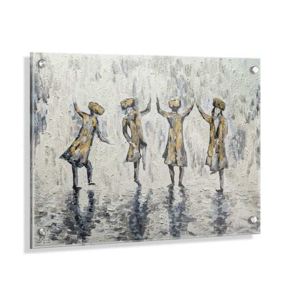 Painted by Yonatan Chassidim Dancing | Judaica Square Lakewood