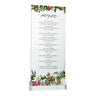 Painted Colored Simanim Card by Zelda — lucite | Judaica Square Lakewood