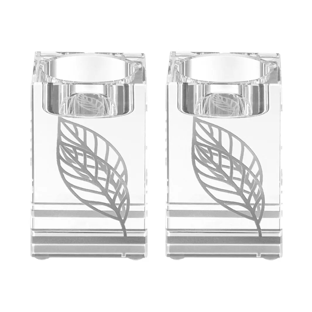 Painted Crystal Tea Light Holders | Judaica Square Lakewood
