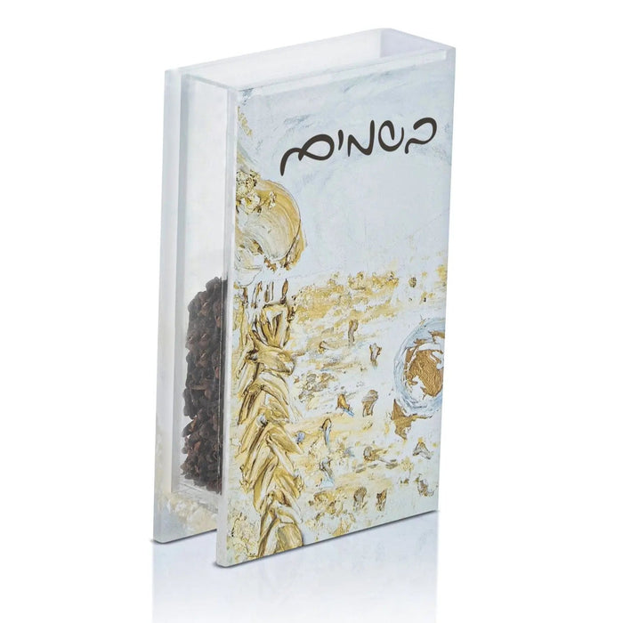 Painted Gold Havdalah Besamim Box — Besamim Holder | Judaica Square Lakewood