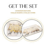 Painted Kosel at Winter Challah Board & Cover Set