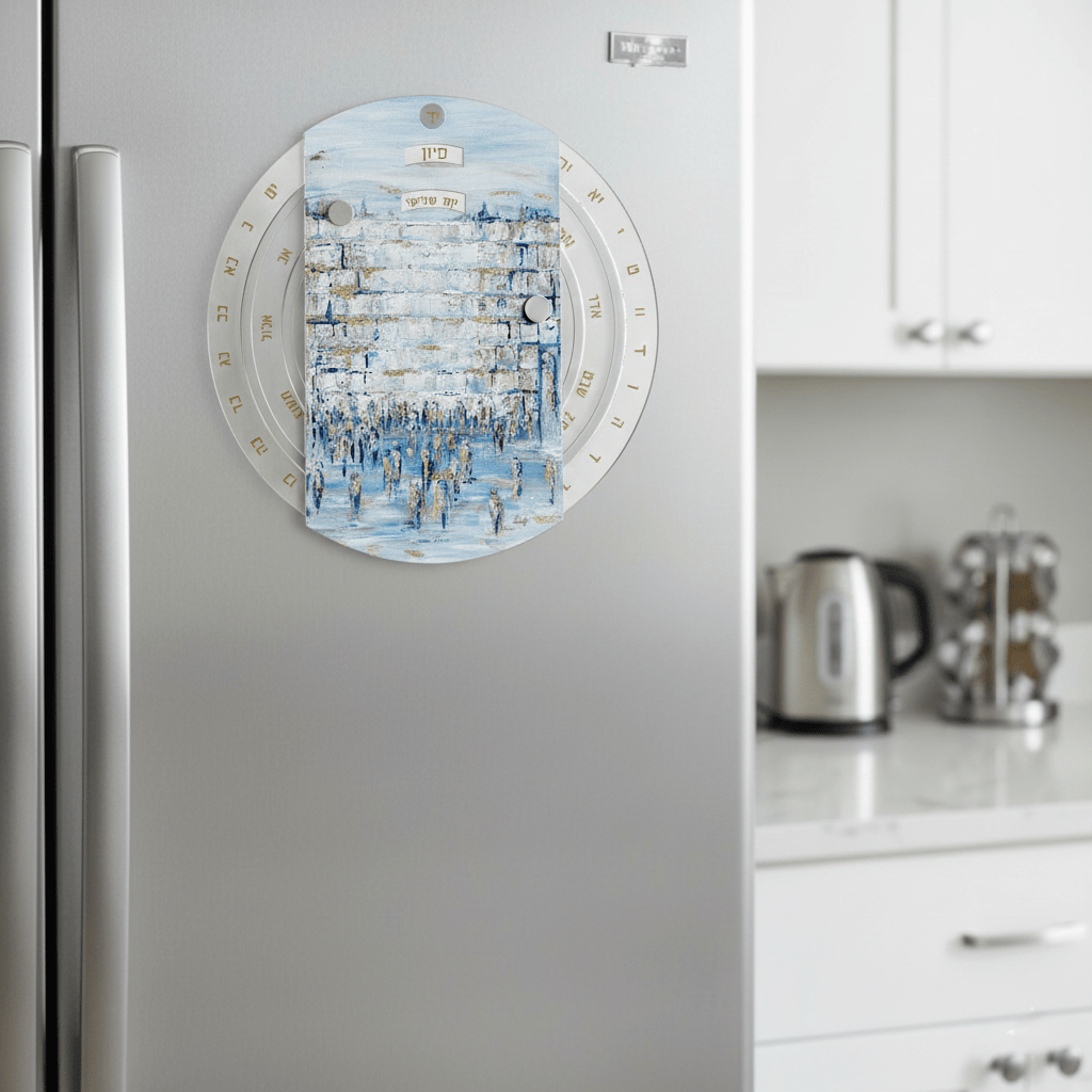Painted Kosel Calendar Wheel | Judaica Square Lakewood