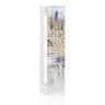 Painted Kosel Winter Mezuzah Case — lucite | Judaica Square Lakewood