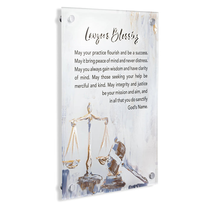 Painted Lawyers Blessing — lucite Wall Art | Judaica Square Lakewood