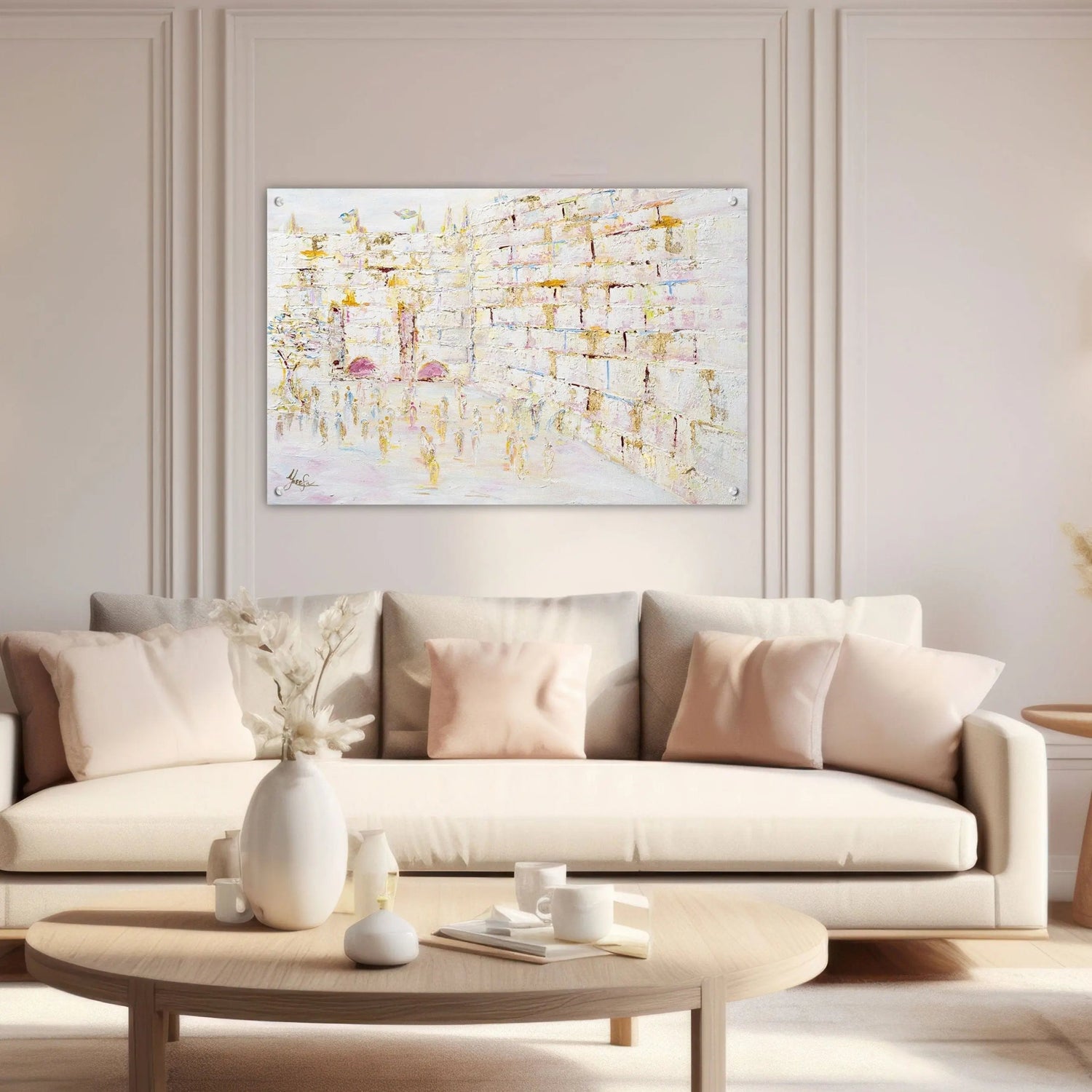 Painted Pastel Kosel By Yosefa | Judaica Square Lakewood