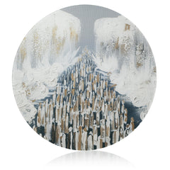 Elegant Painted Pesach Charger Plates: Decorative Seder Table Enhancements for Festivities