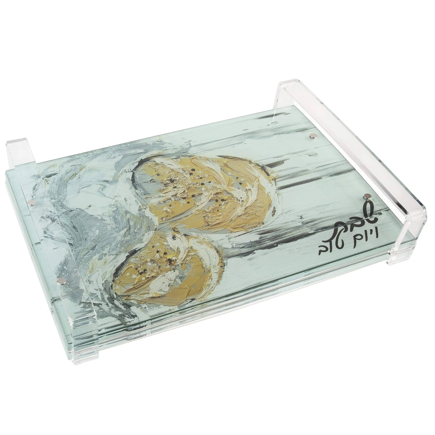 Painted Challah Board & Cover Set | Judaica Square Lakewood