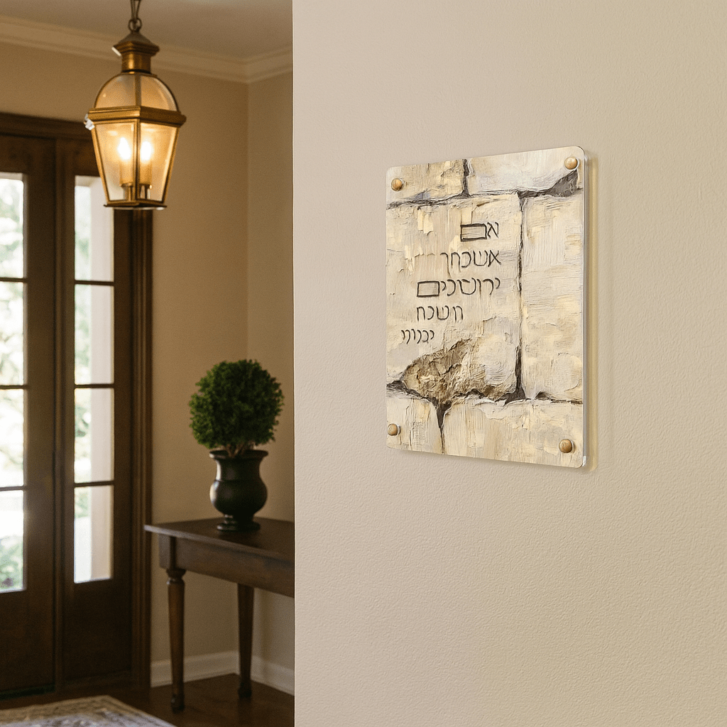 Painted Stone Kosel Im Eshkachech | Judaica Square Lakewood