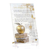 Painted Tefila L'moreh Derech Tabletop — lucite | Judaica Square Lakewood