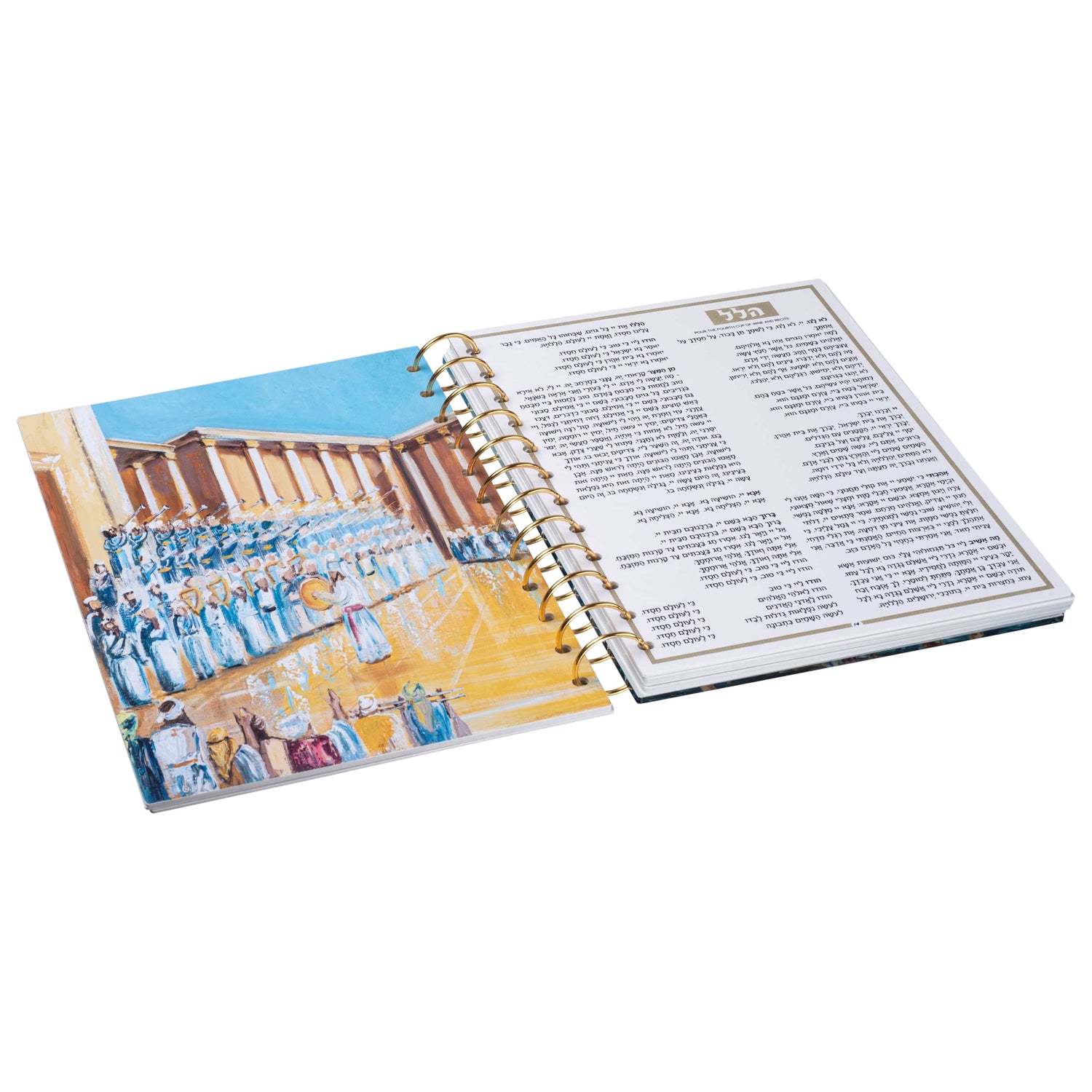 Painted Traditional Haggadah — styled in-room | Judaica Square Lakewood