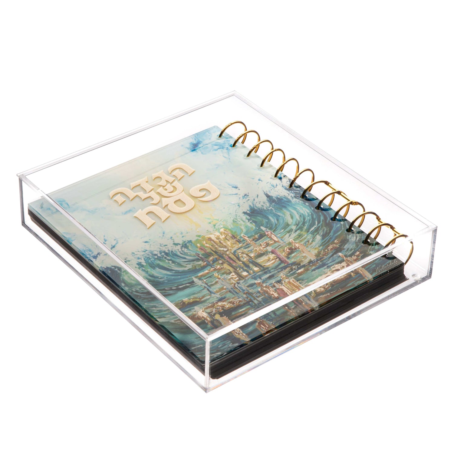 Painted Traditional Haggadah — reverse view | Judaica Square Lakewood