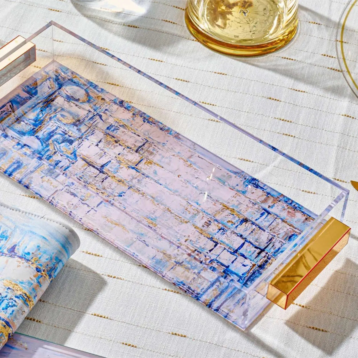 Painted Yosefa Bread Tray | Judaica Square Lakewood