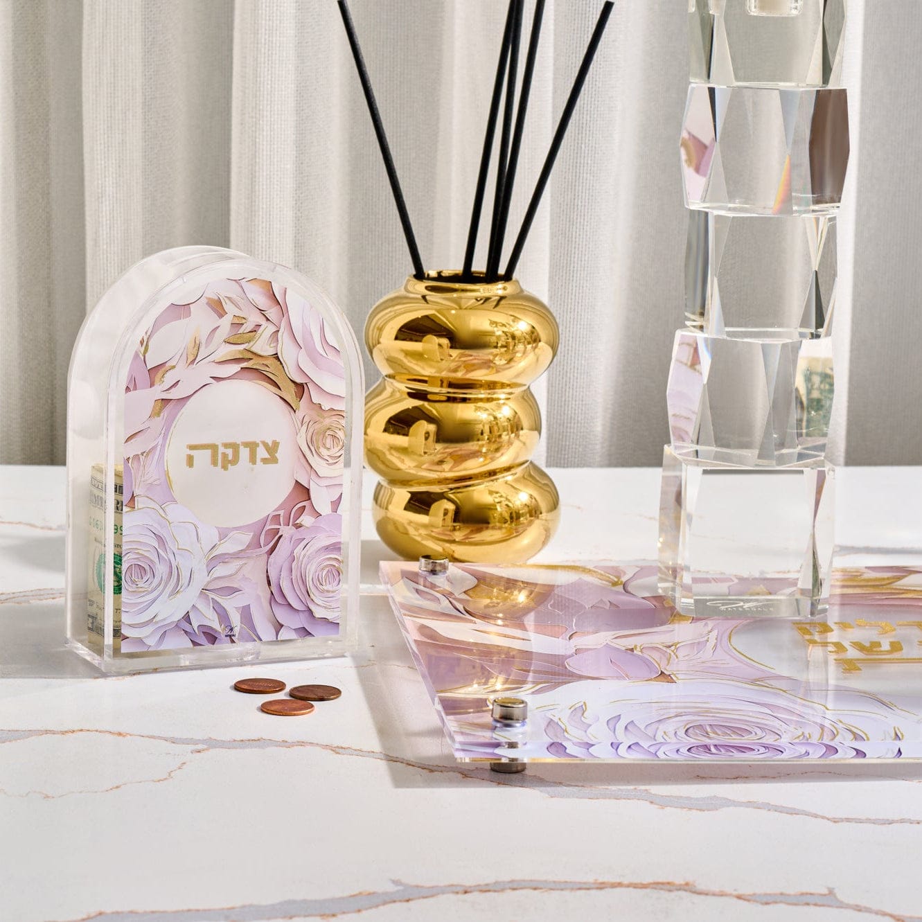 Papercut Tzedakah Box | Judaica Square Lakewood