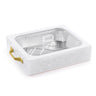 Pearlstone 9x13 Pan Holder — lucite Serveware | Judaica Square Lakewood